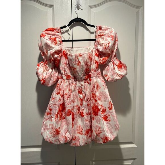Maison Amory Romance Galore luscious bouquet Dress in floral print size S NWT$29 - Picture 2 of 5